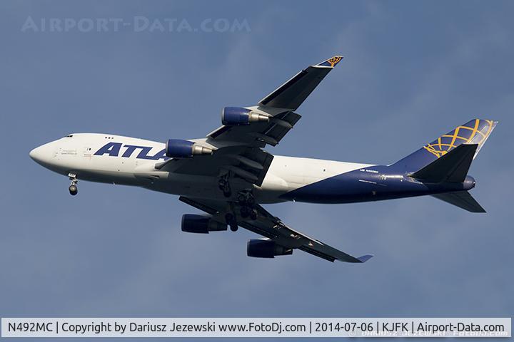 N492MC, 1998 Boeing 747-47UF C/N 29253, Boeing 747-47UF/SCD - Atlas Air  C/N 29253, N492MC