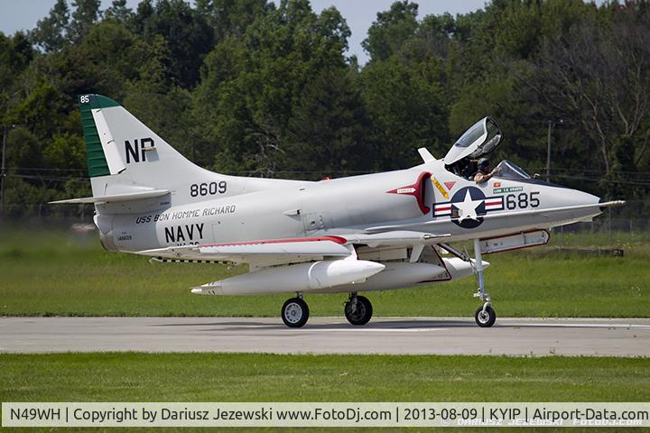 N49WH, 1959 Douglas A-4B Skyhawk C/N 11366, Douglas A-4B Skyhawk  C/N 11366, N49WH