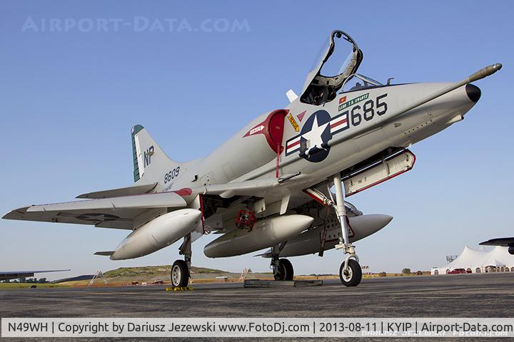 N49WH, 1959 Douglas A-4B Skyhawk C/N 11366, Douglas A-4B Skyhawk  C/N 11366, N49WH