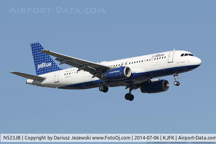 N523JB, 2001 Airbus A320-232 C/N 1506, Airbus A320-232 