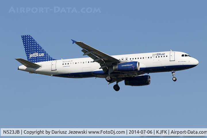N523JB, 2001 Airbus A320-232 C/N 1506, Airbus A320-232 