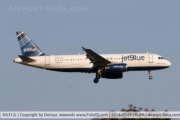 N531JL, 2001 Airbus A320-232 C/N 1650, Airbus A320-232 