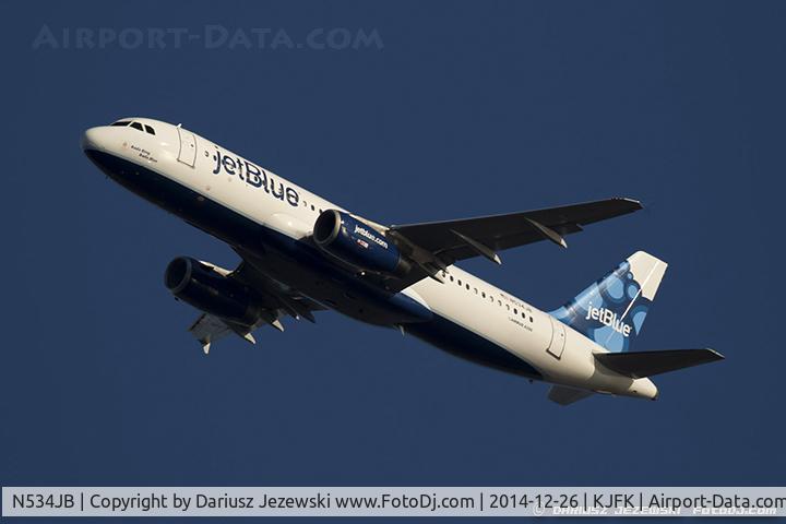 N534JB, 2002 Airbus A320-232 C/N 1705, Airbus A320-232 