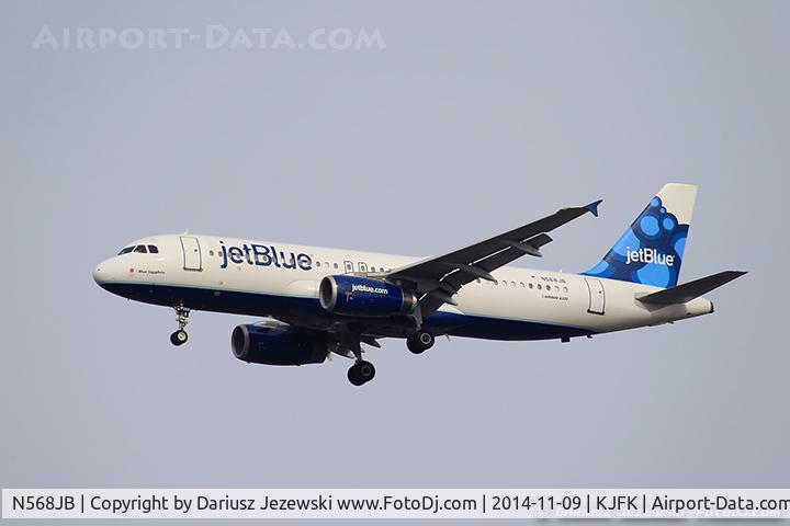 N568JB, 2003 Airbus A320-232 C/N 2063, Airbus A320-232 