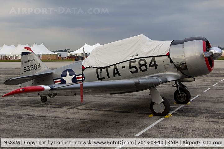 N584M, 1958 North American T-6G Texan C/N 168-92, North American T-6G Texan  C/N 168-92, N584M