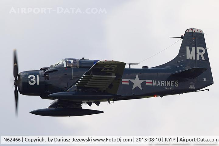 N62466, 1955 Douglas EA-1E Skyraider C/N 10255 (135178), Douglas EA-1E Skyraider  C/N 135178, N62466