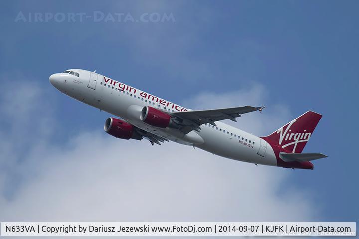 N633VA, 2007 Airbus A320-214 C/N 3230, Airbus A320-214 - Virgin America  C/N 3230, N633VA