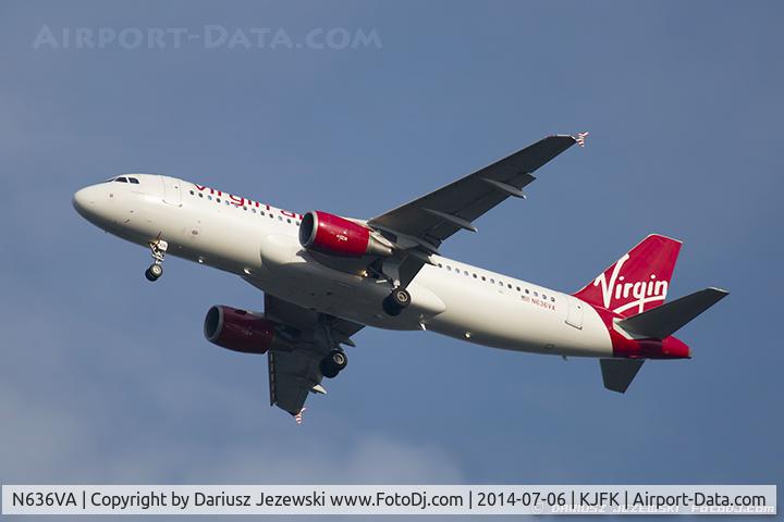 N636VA, 2008 Airbus A320-214 C/N 3460, Airbus A320-214 - Virgin America  C/N 3460, N636VA