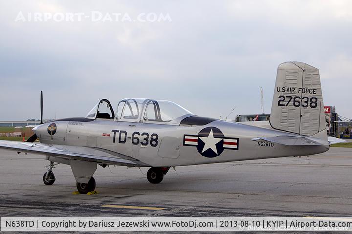 N638TD, 1953 Beech T-34A (A45) Mentor Mentor C/N G-286, Beech A45 (T-34A) Mentor  C/N G-286, N638TD