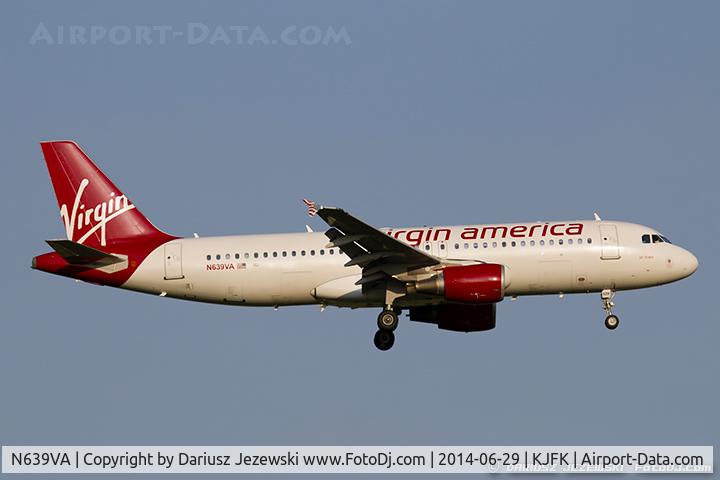 N639VA, 2007 Airbus A320-214 C/N 3016, Airbus A320-214 - Virgin America  C/N 3016, N639VA