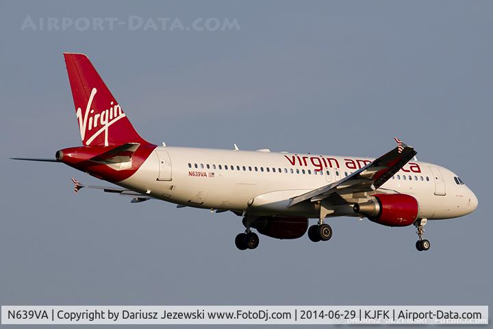 N639VA, 2007 Airbus A320-214 C/N 3016, Airbus A320-214 - Virgin America  C/N 3016, N639VA