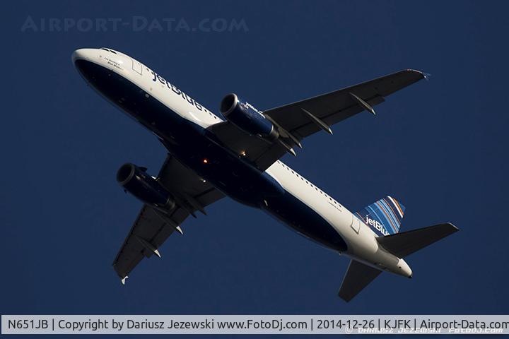 N651JB, 2007 Airbus A320-232 C/N 2992, Airbus A320-232 