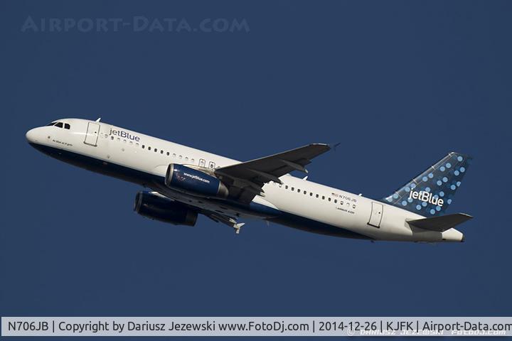 N706JB, 2008 Airbus A320-232 C/N 3451, Airbus A320-232 