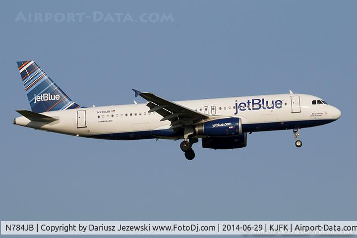 N784JB, 2010 Airbus A320-232 C/N 4578, Airbus A320-232 