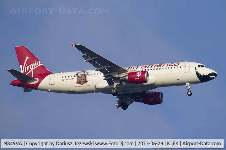 N849VA, 2011 Airbus A320-214 C/N 4991, Airbus A320-214 - Virgin America  C/N 4991, N849VA