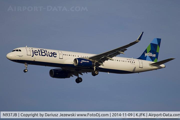 N937JB, 2014 Airbus A321-231 C/N 6245, Airbus A321-231 
