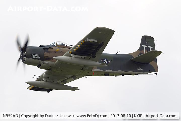 N959AD, Douglas A-1D Skyraider (AD-4NA) C/N 7759, Douglas AD-4NA Skyraider 
