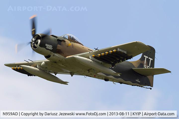 N959AD, Douglas A-1D Skyraider (AD-4NA) C/N 7759, Douglas AD-4NA Skyraider 