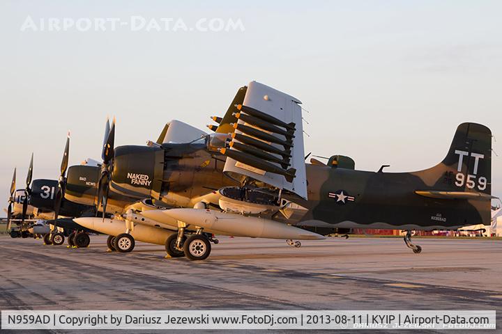 N959AD, Douglas A-1D Skyraider (AD-4NA) C/N 7759, Douglas AD-4NA Skyraider 