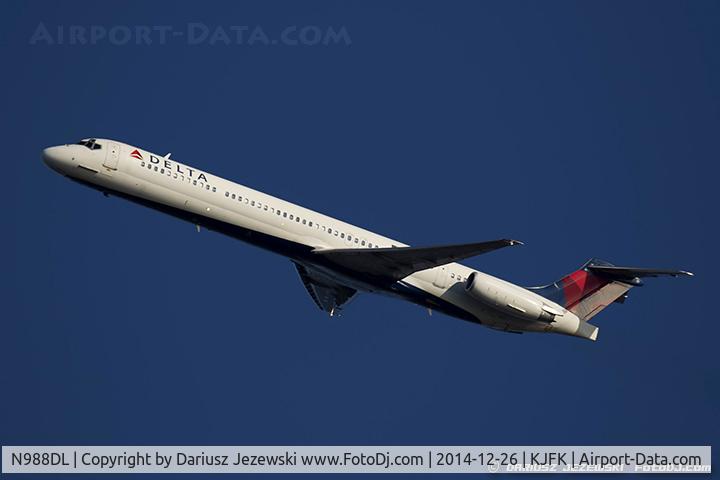 N988DL, 1991 McDonnell Douglas MD-88 C/N 53339, McDonnell Douglas MD-88 - Delta Air Lines  C/N 53339, N988DL