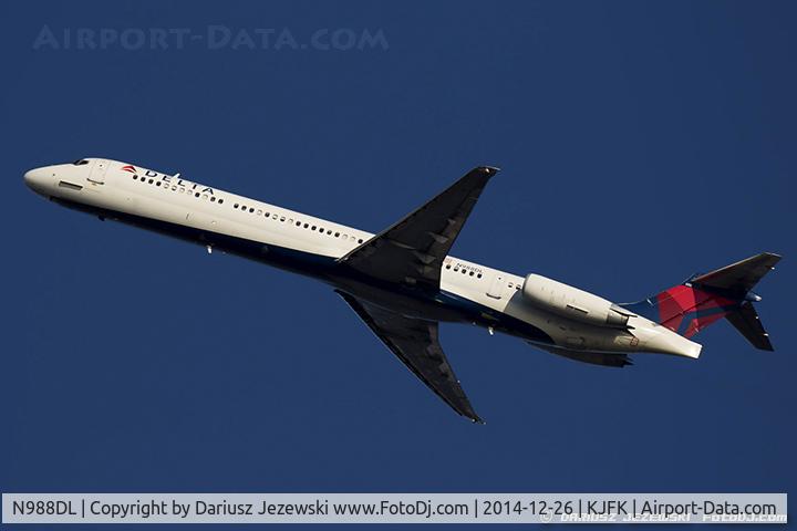 N988DL, 1991 McDonnell Douglas MD-88 C/N 53339, McDonnell Douglas MD-88 - Delta Air Lines  C/N 53339, N988DL