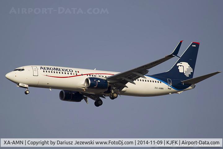 XA-AMN, 2014 Boeing 737-852 C/N 39945, Boeing 737-852 - AeroMexico  C/N 39945, XA-AMN