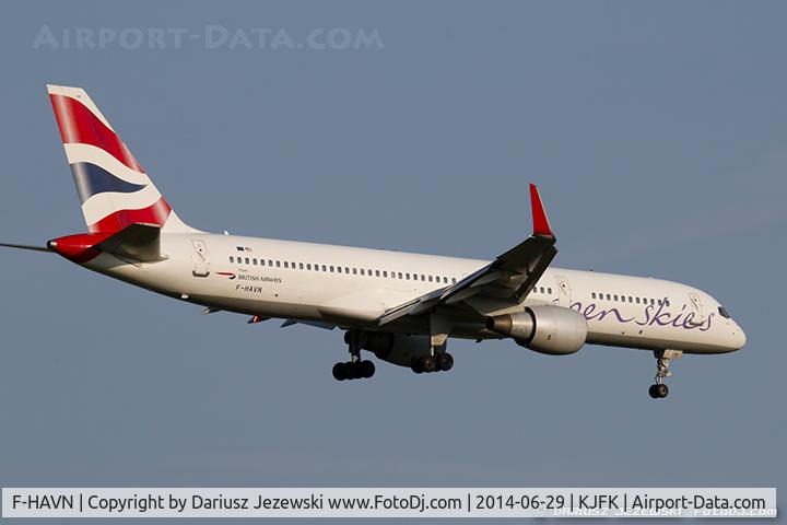 F-HAVN, 1991 Boeing 757-230 C/N 25140, Boeing 757-230 - OpenSkies (British Airways)   C/N 25140, F-HAVN