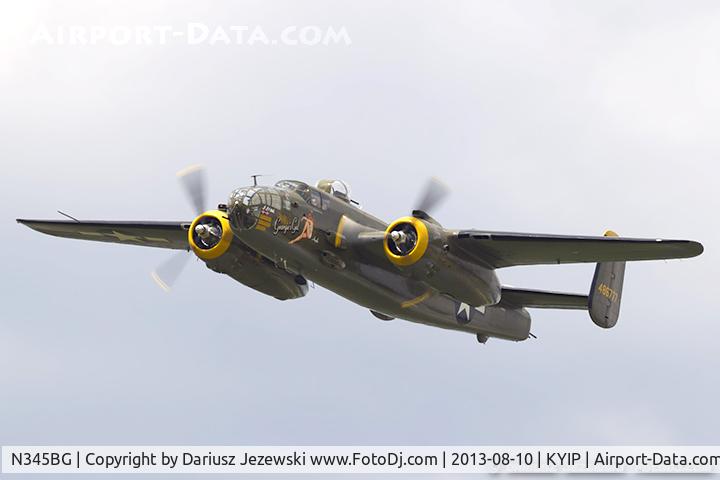 N345BG, 1944 North American TB-25N Mitchell C/N 108-47531, North American TB-25N Mitchell 