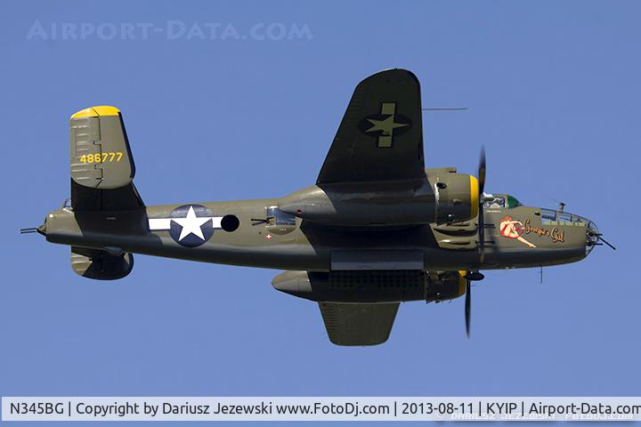 N345BG, 1944 North American TB-25N Mitchell C/N 108-47531, North American TB-25N Mitchell 