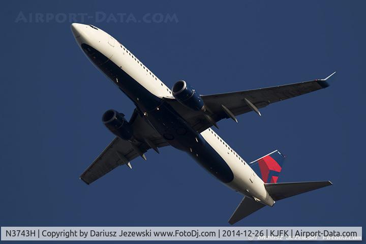 N3743H, 2001 Boeing 737-832 C/N 30836, Boeing 737-832 - Delta Air Lines  C/N 30836, N3743H