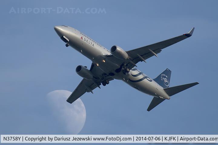 N3758Y, 2001 Boeing 737-832 C/N 30814, Boeing 737-832 - SkyTeam (Delta Air Lines)   C/N 30814, N3758Y