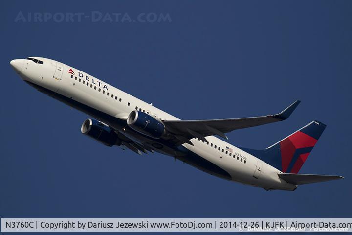 N3760C, 2001 Boeing 737-832 C/N 30816, Boeing 737-832 - Delta Air Lines  C/N 30816, N3760C