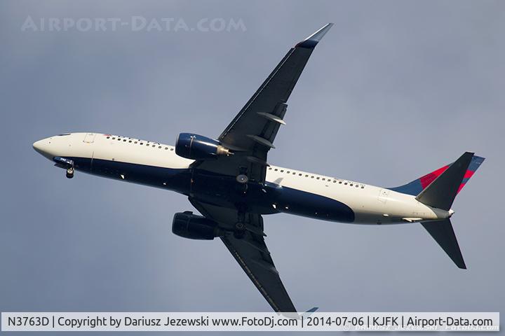 N3763D, 2001 Boeing 737-832 C/N 29629, Boeing 737-832 - Delta Air Lines  C/N 29629, N3763D