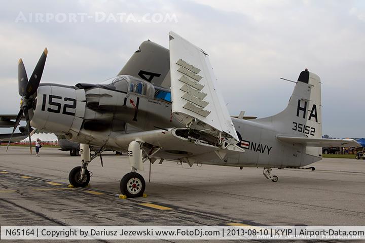 N65164, 1955 Douglas EA-1E Skyraider AD-5W C/N 55-471DH, Douglas EA-1E Skyraider  C/N 55-471DH, N65164