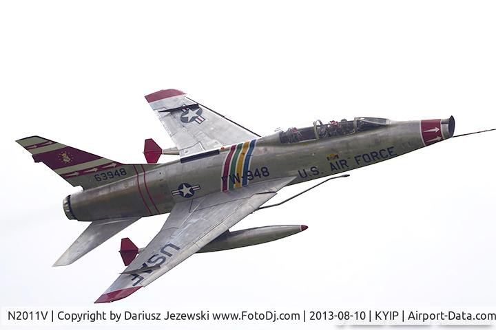 N2011V, 1958 North American F-100F Super Sabre C/N 243-224, North American F-100F Super Sabre  C/N 243-224, N2011V