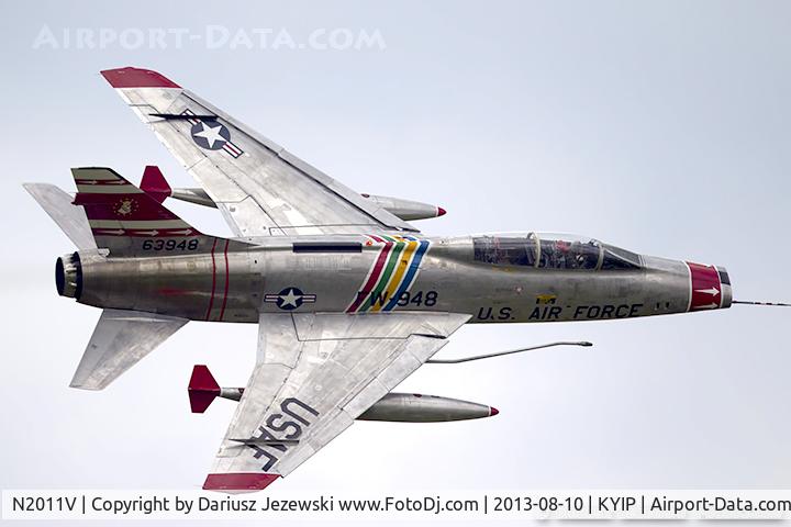 N2011V, 1958 North American F-100F Super Sabre C/N 243-224, North American F-100F Super Sabre  C/N 243-224, N2011V