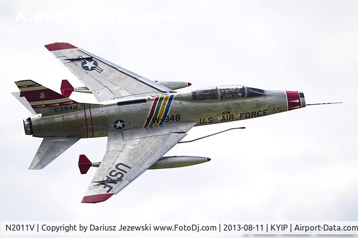 N2011V, 1958 North American F-100F Super Sabre C/N 243-224, North American F-100F Super Sabre  C/N 243-224, N2011V