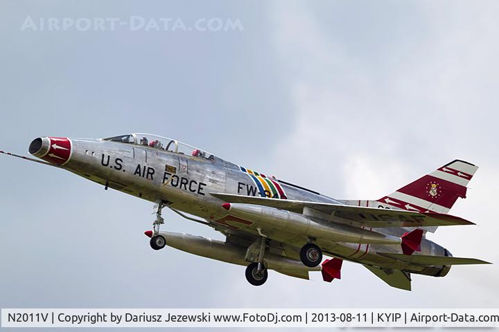 N2011V, 1958 North American F-100F Super Sabre C/N 243-224, North American F-100F Super Sabre  C/N 243-224, N2011V