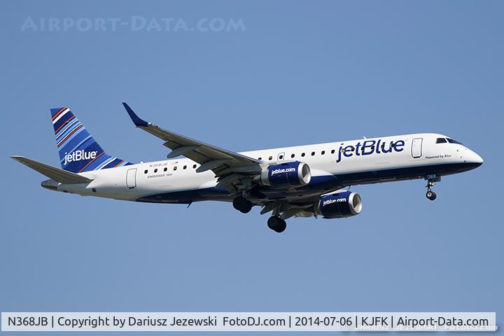 N368JB, 2013 Embraer ERJ 190-100 IGW C/N 19000623, Embraer 190AR (ERJ-190-100IGW) 