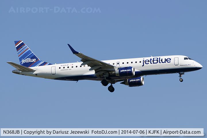 N368JB, 2013 Embraer ERJ 190-100 IGW C/N 19000623, Embraer 190AR (ERJ-190-100IGW) 
