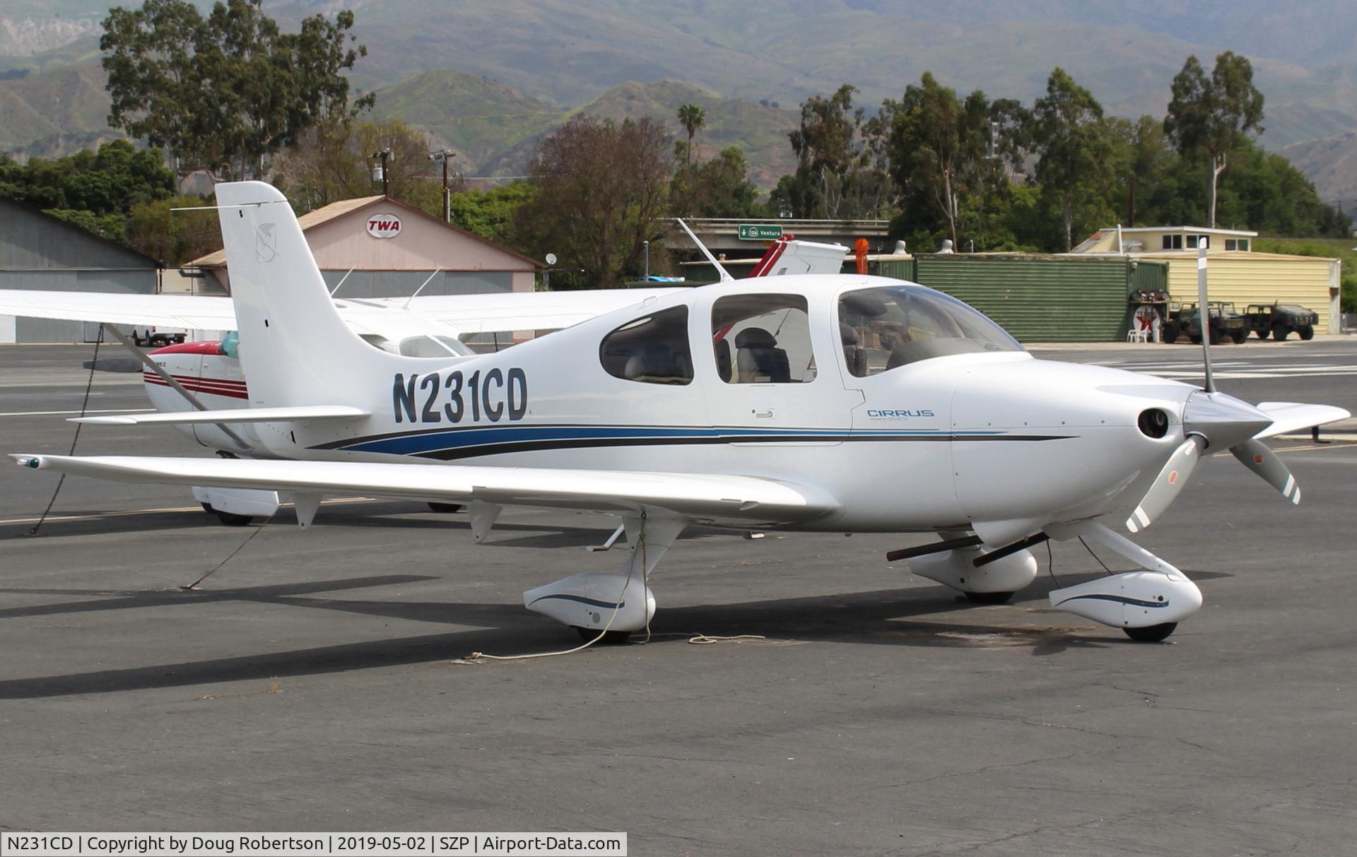 N231CD, 2001 Cirrus SR20 C/N 1125, 2001 Cirrus SR20, Continental IO-360-ES 200 Hp