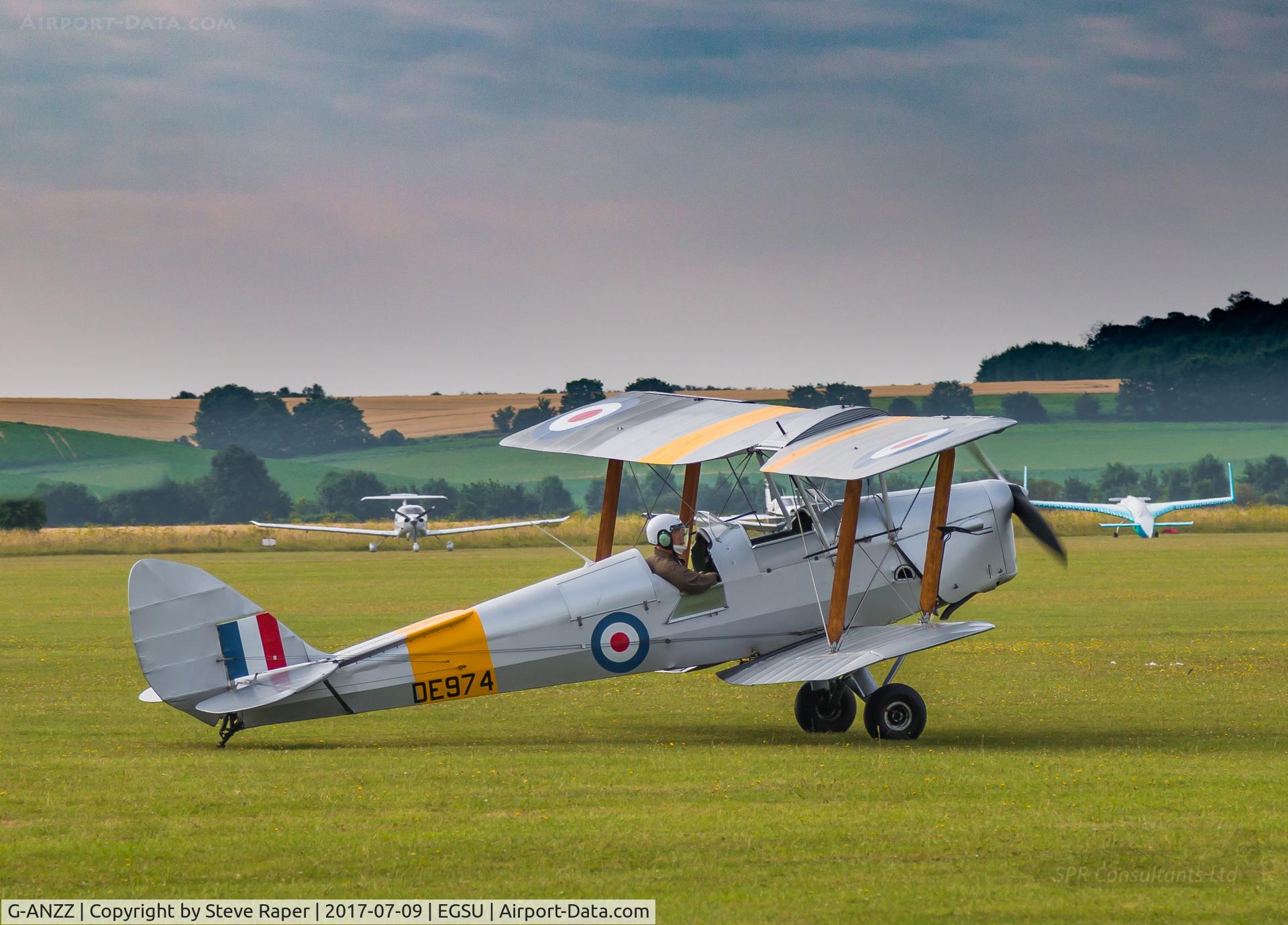 G-ANZZ, 1944 De Havilland DH-82A Tiger Moth II C/N 85834, Duxford Flying Legends