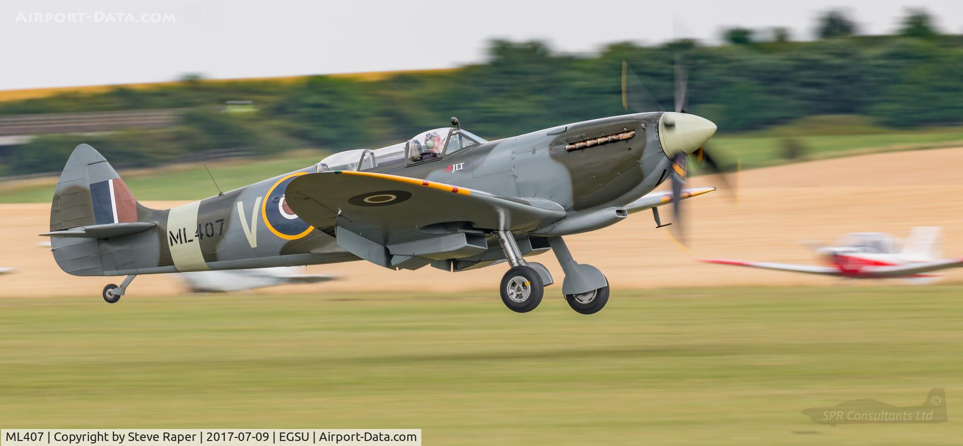 ML407, 1944 Supermarine 509 Spitfire LF.IX (T.IX) C/N CBAF.8463, Flying Legends