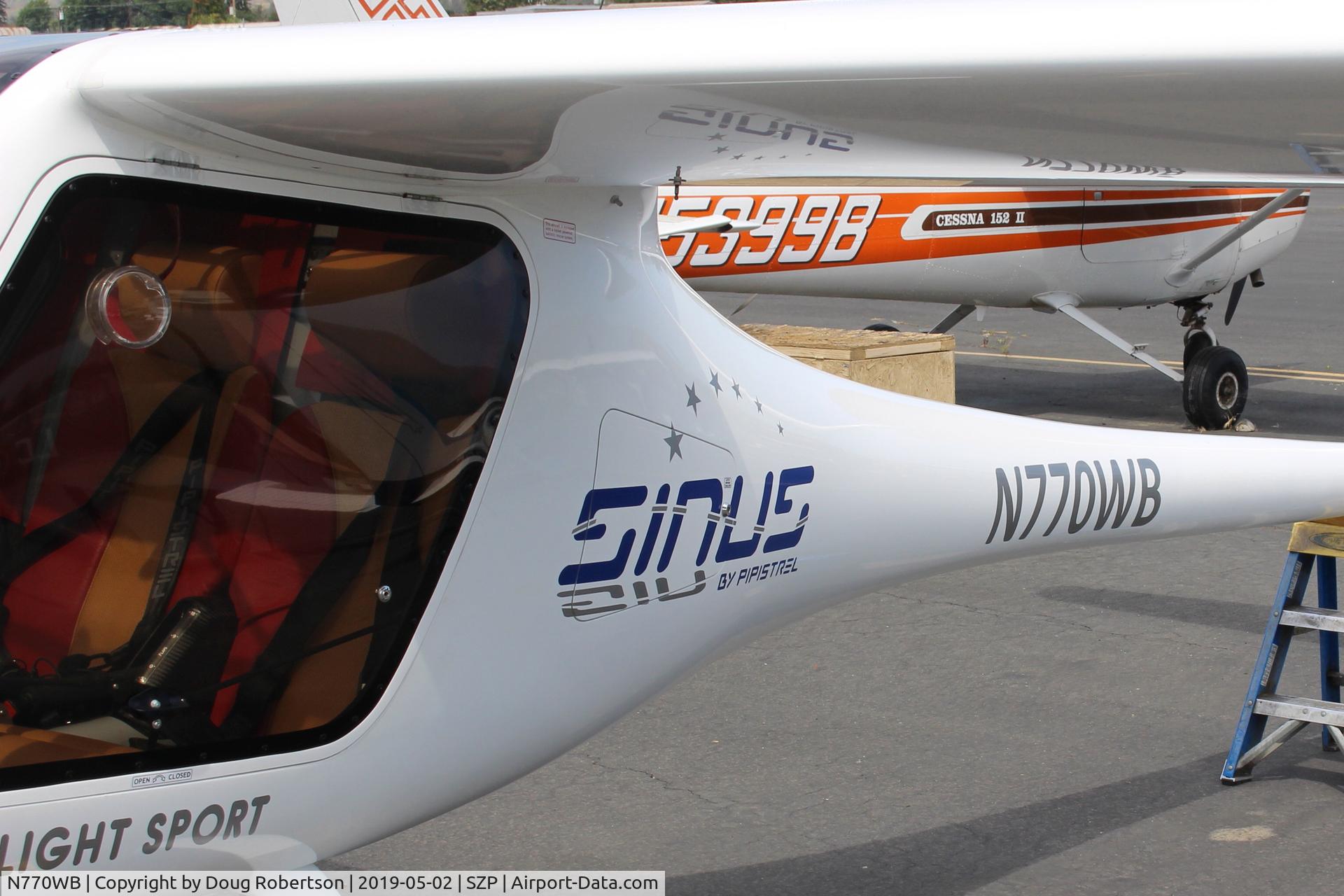 N770WB, 2015 Pipistrel Sinus C/N 700 SCN 912 LSA, 2015 Pipistrel SINUS 912, Rotax 912 ULS