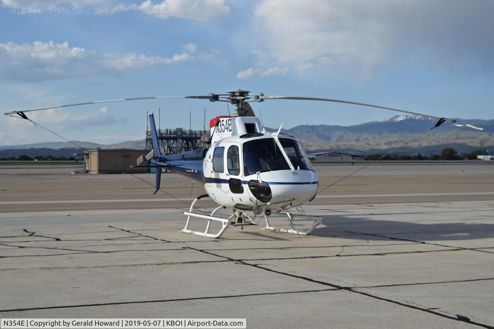 N354E, 2013 Eurocopter AS-350B-3 Ecureuil Ecureuil C/N 7711, Parked on the south GA ramp.