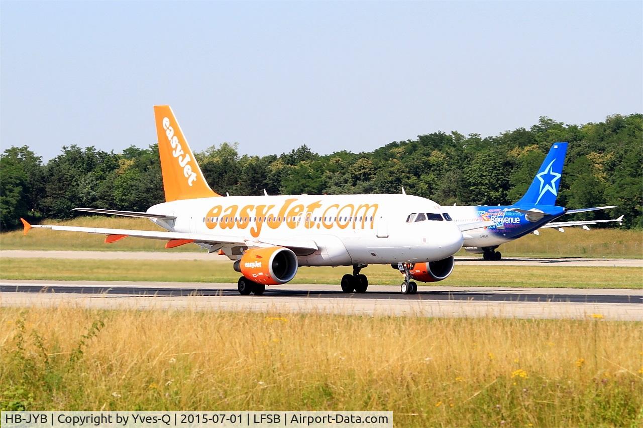 HB-JYB, 2011 Airbus A319-111 C/N 4837, Airbus A319-111, Take off run rwy 15, Bâle-Mulhouse-Fribourg airport (LFSB-BSL)