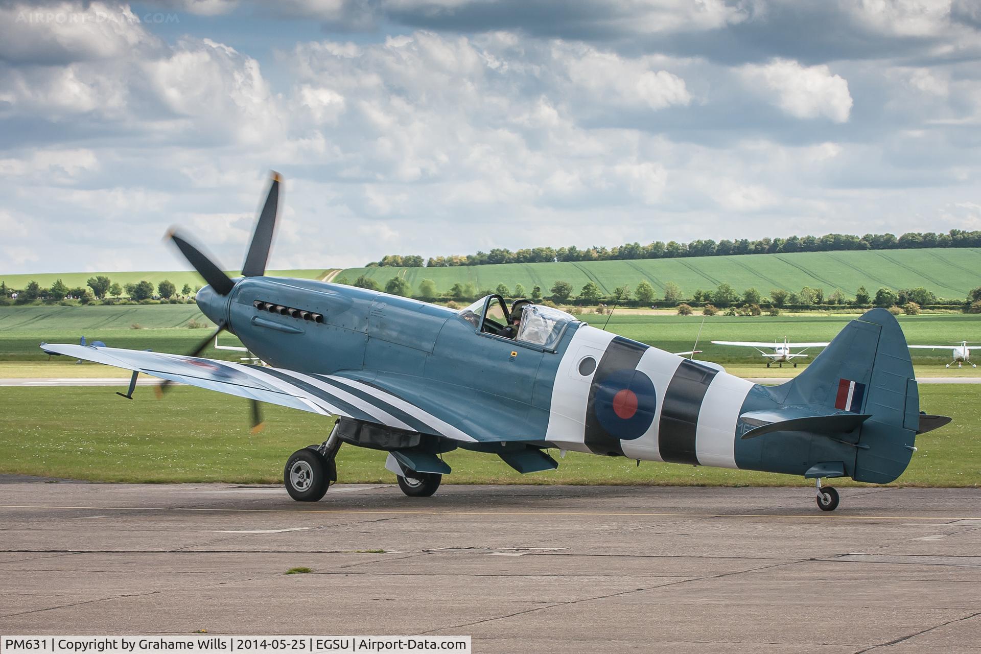 PM631, 1945 Supermarine 389 Spitfire PR.XIX C/N 6S/683528, Supermarine Spitfire PRXIX Battle of Britain Memorial Flight RAF, Duxford