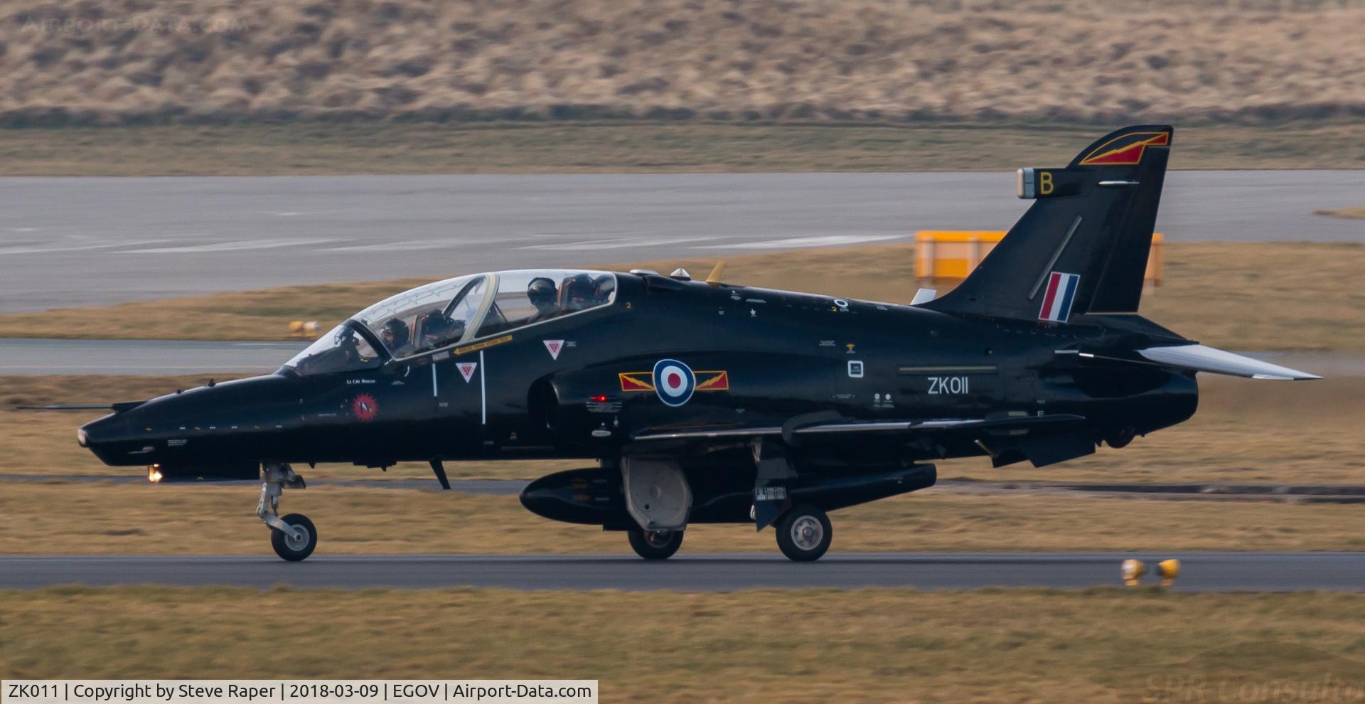 ZK011, 2006 British Aerospace Hawk T2 C/N RT002/1240, RAF VALLEY