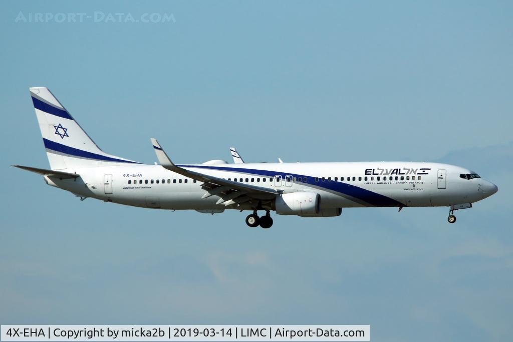 4X-EHA, 2013 Boeing 737-958/ER C/N 41552, Landing