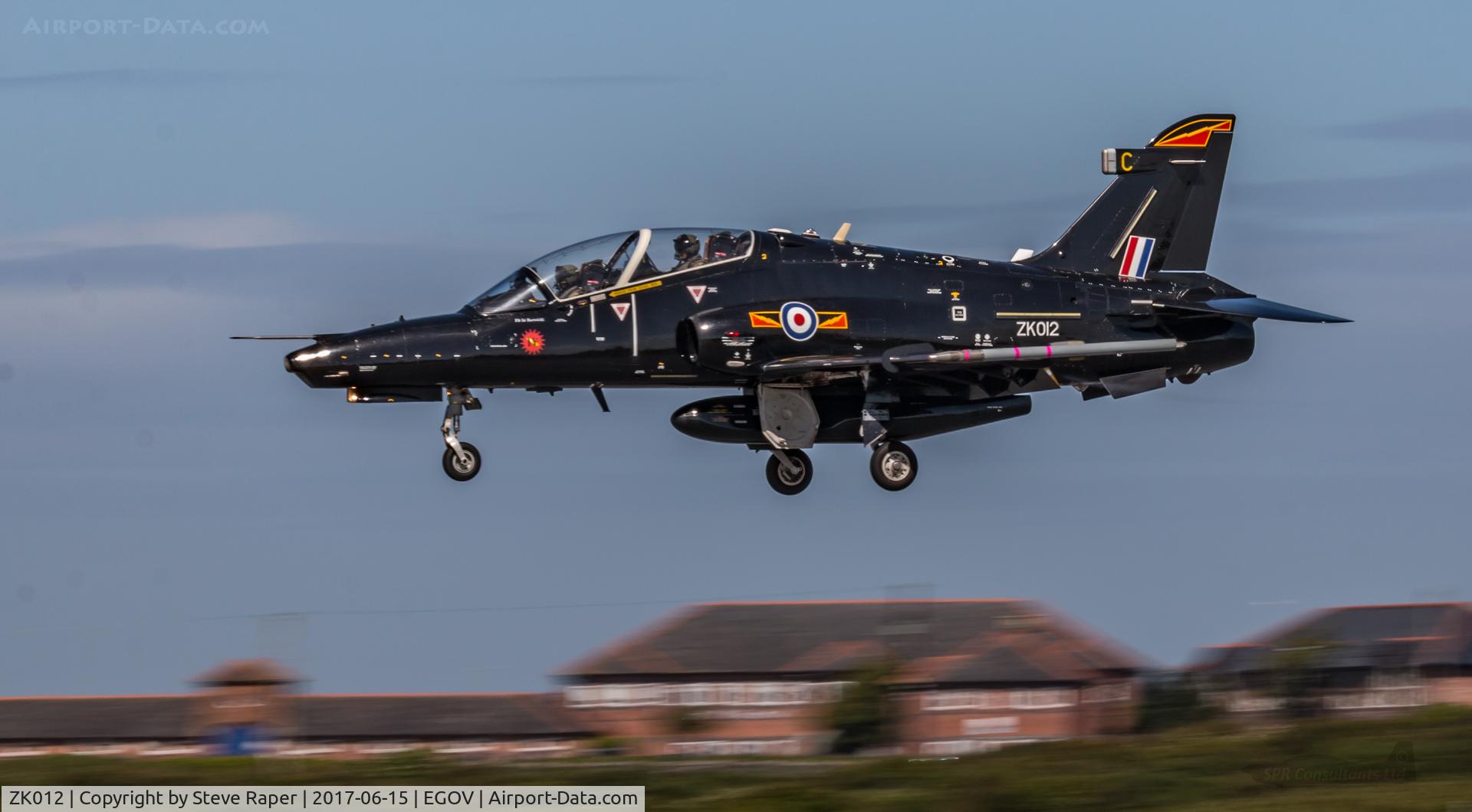 ZK012, 2008 British Aerospace Hawk T2 C/N RT003/1241, RAF VALLEY